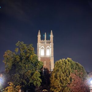 Eden Tower Shines White for Rosh Hashanah and Yom Kippur