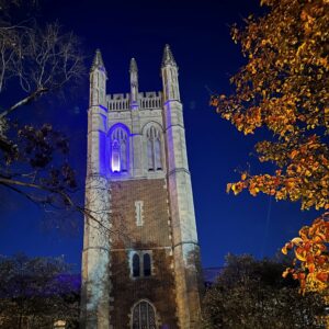 Eden Tower Lit for the Season of Advent