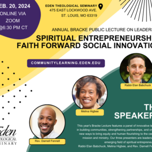 Spiritual Entrepreneurship: Faith Forward Social Innovation