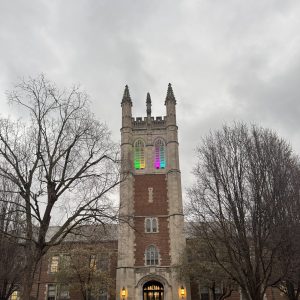 Eden Tower Illuminated in honor of Ramadan