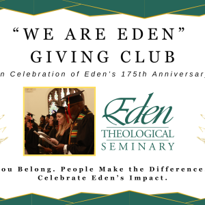 “We are Eden” Giving Club Launches